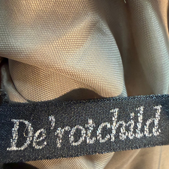 De’rotchild Faux Fur Cropped Jacket Bolero Glam Y2K Quiet Luxury Cozy Chic M - Picture 9 of 12